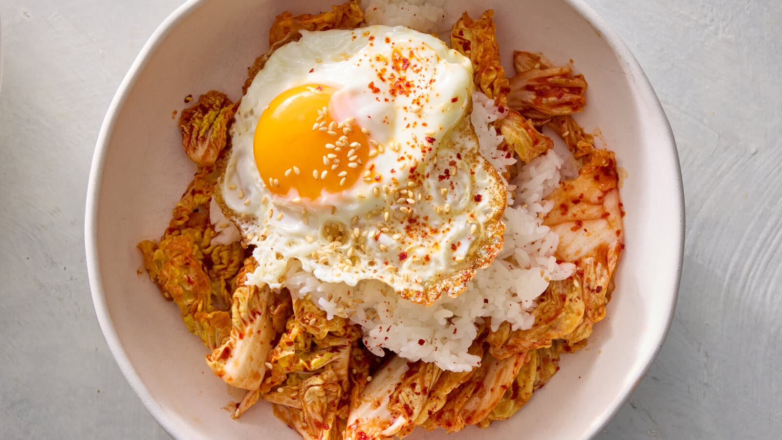 Bomdong Bibimbap (Spring Cabbage, Rice and Eggs)